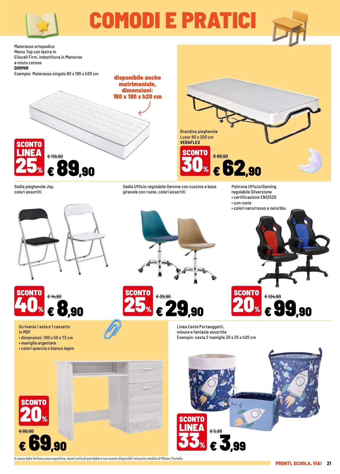 Pagina 21. del volantino Iper La grande i - PRONTI, SCUOLA, VIA! dal 23/08/2026
