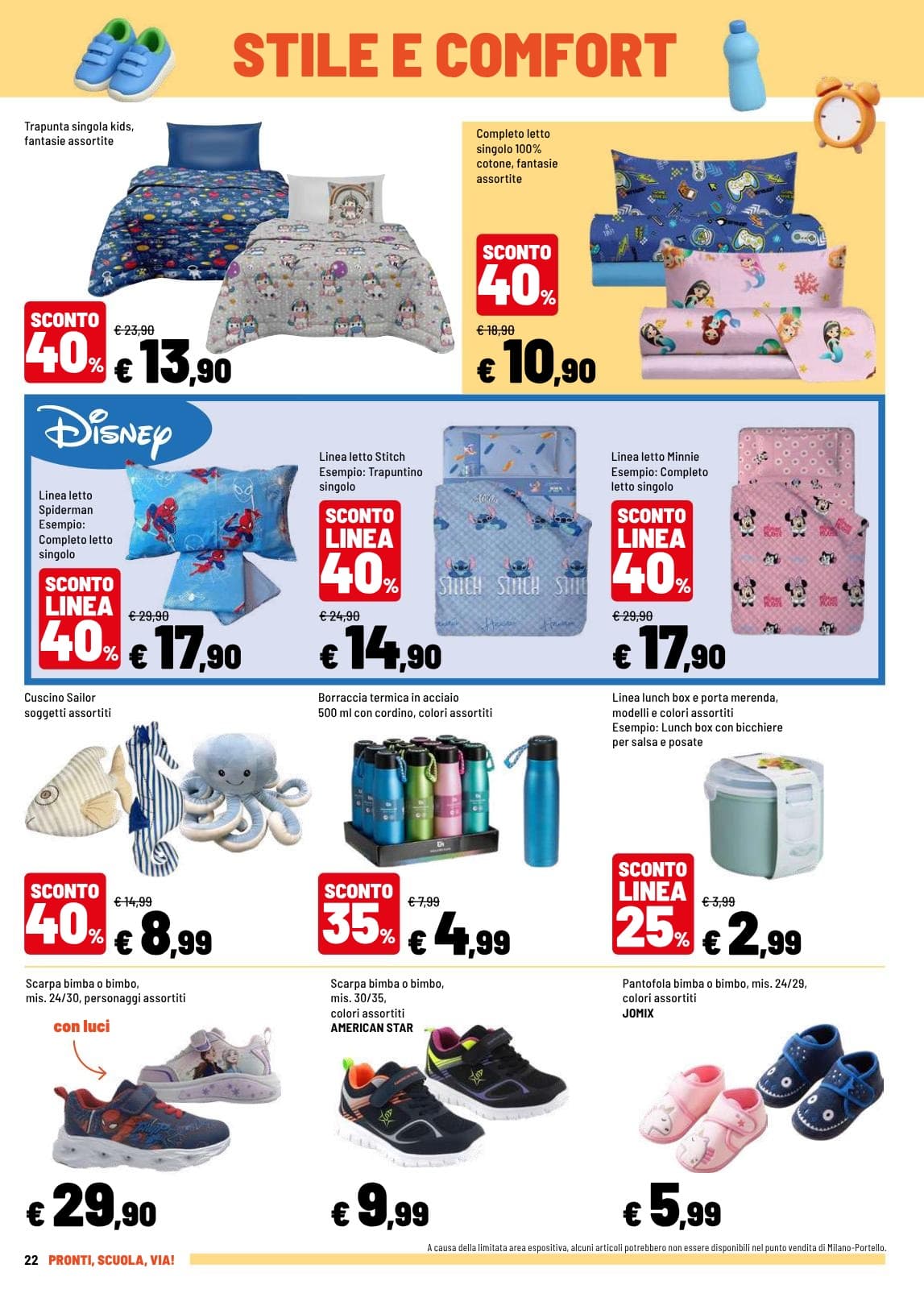 Pagina 22. del volantino Iper La grande i - PRONTI, SCUOLA, VIA! dal 23/08/2026