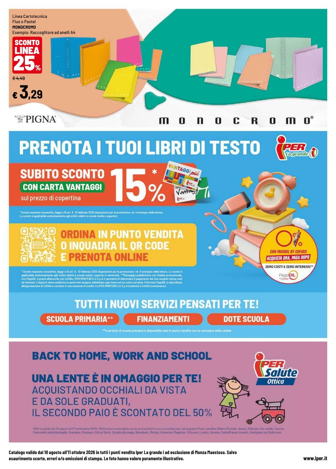 Pagina 24. del volantino Iper La grande i - PRONTI, SCUOLA, VIA! dal 23/08/2026