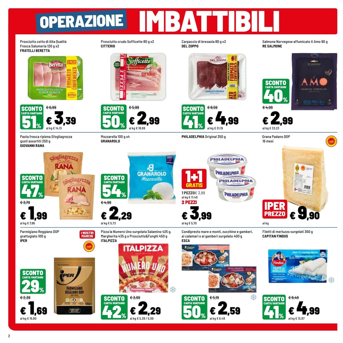Pagina 2. del volantino Iper La grande i - OPERAZIONE IMBATTIBILI