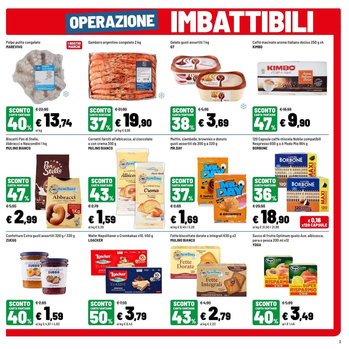 Pagina 3. del volantino Iper La grande i - OPERAZIONE IMBATTIBILI
