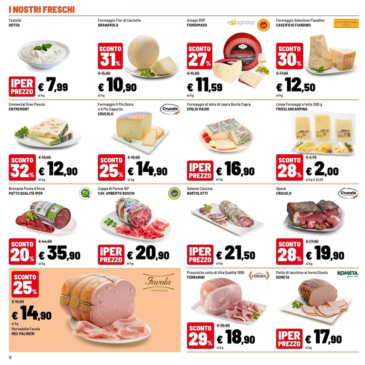 Pagina 12. del volantino Iper La grande i - OPERAZIONE IMBATTIBILI dal 23/08/2026