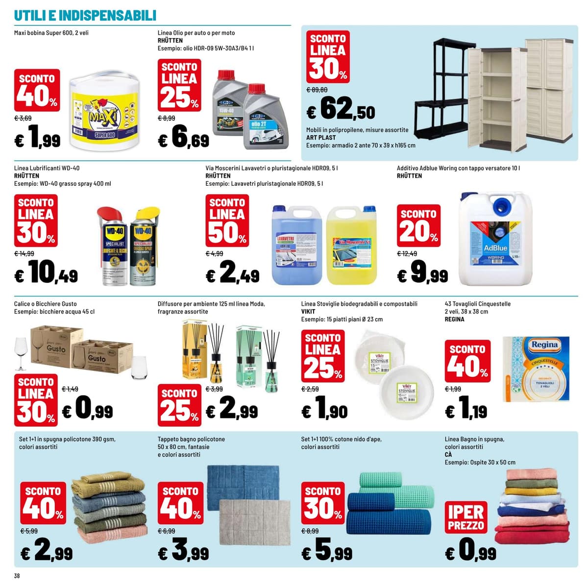 Pagina 38. del volantino Iper La grande i - OPERAZIONE IMBATTIBILI