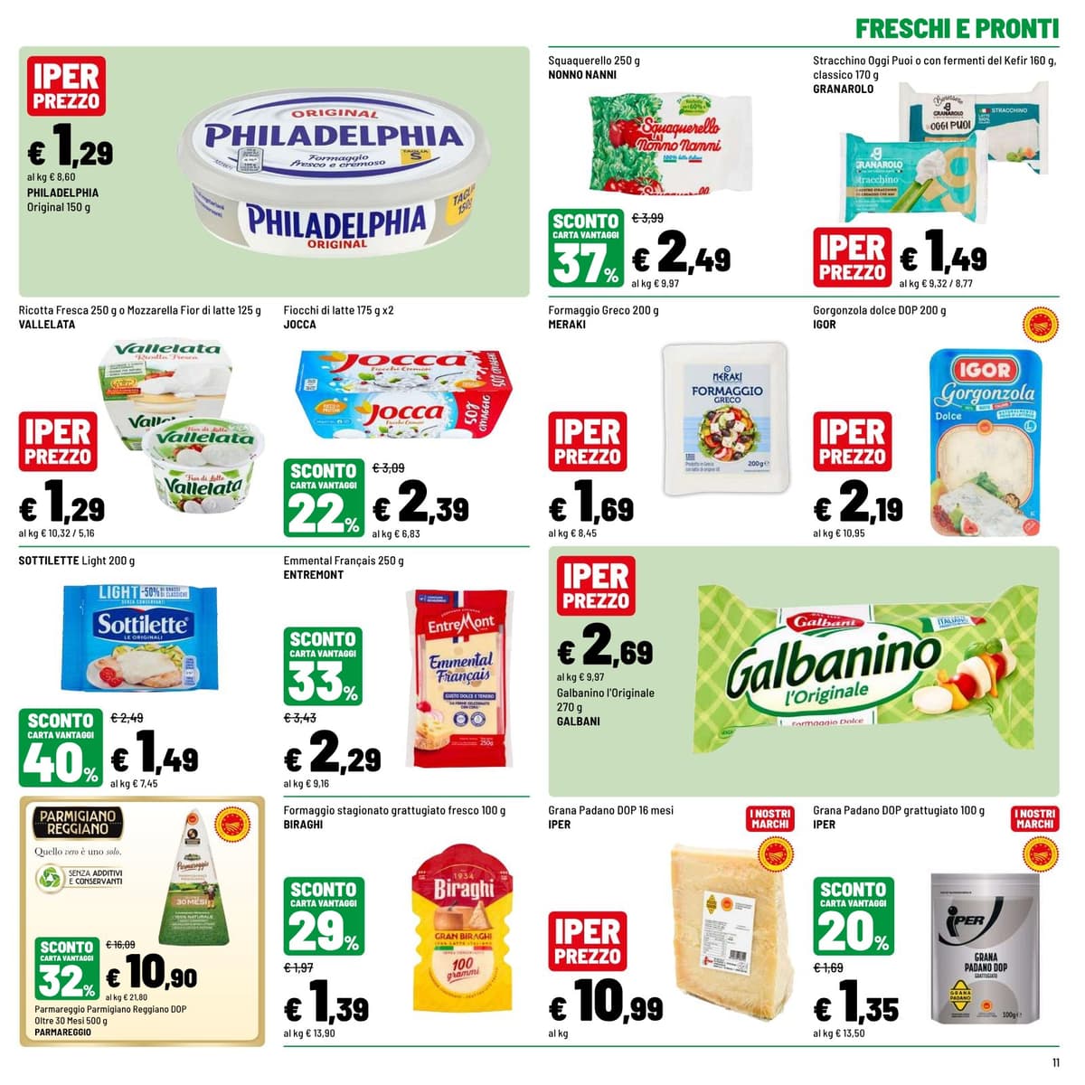 Pagina 11. del volantino Iper La grande i - Sconti Eccezionali