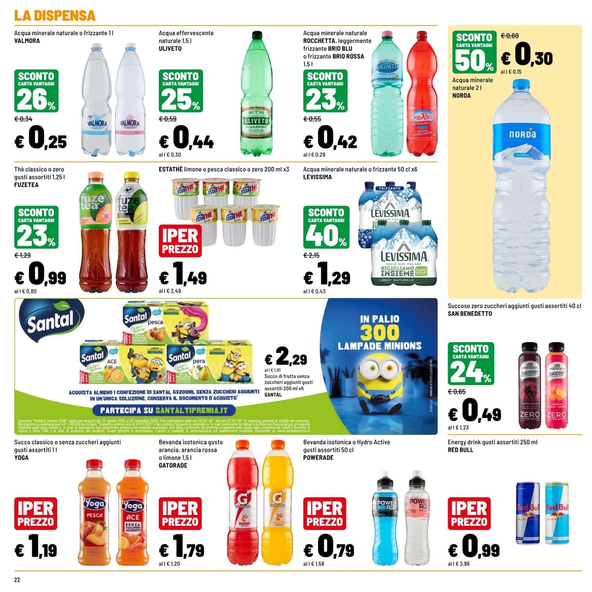 Pagina 22. del volantino Iper La grande i - Sconti Eccezionali