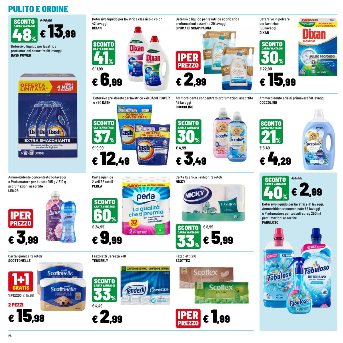 Pagina 26. del volantino Iper La grande i - Sconti Eccezionali