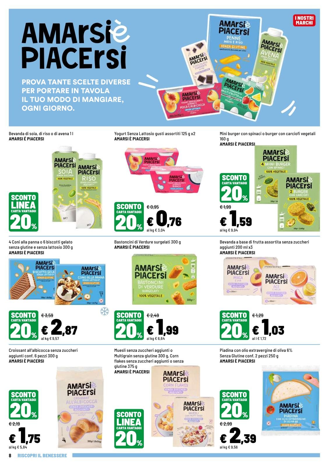 Pagina 8. del volantino Iper La grande i - RISCOPRI IL BENESSERE