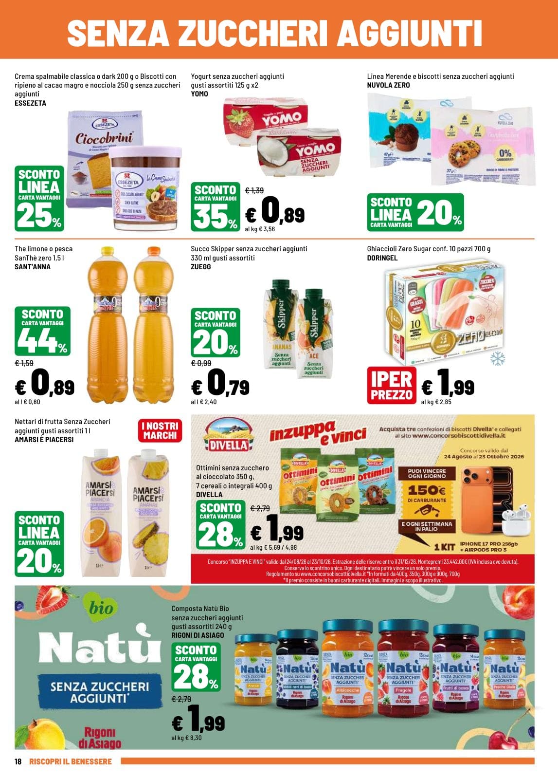 Pagina 18. del volantino Iper La grande i - RISCOPRI IL BENESSERE