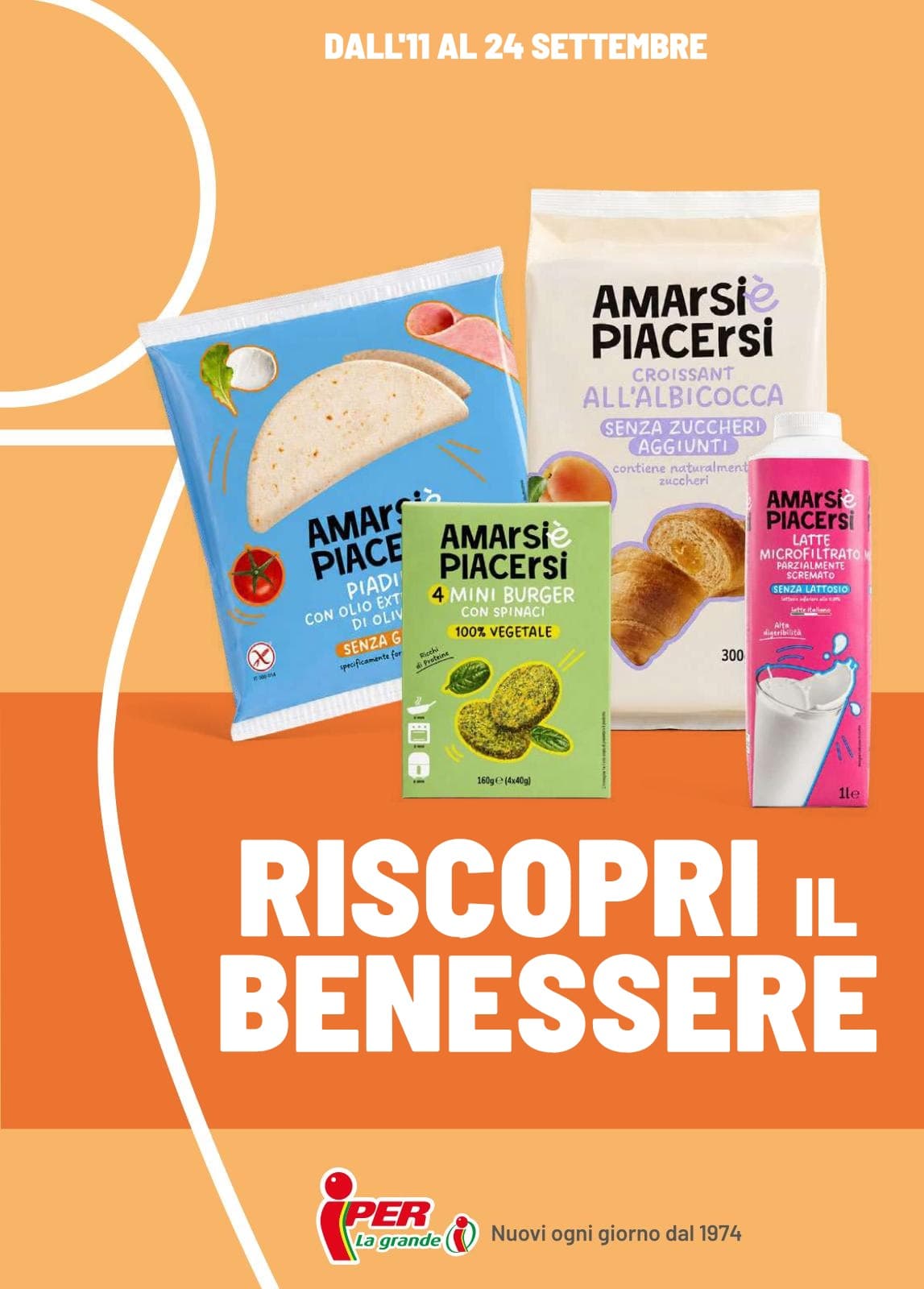 Copertina del volantino Iper La grande i RISCOPRI IL BENESSERE
