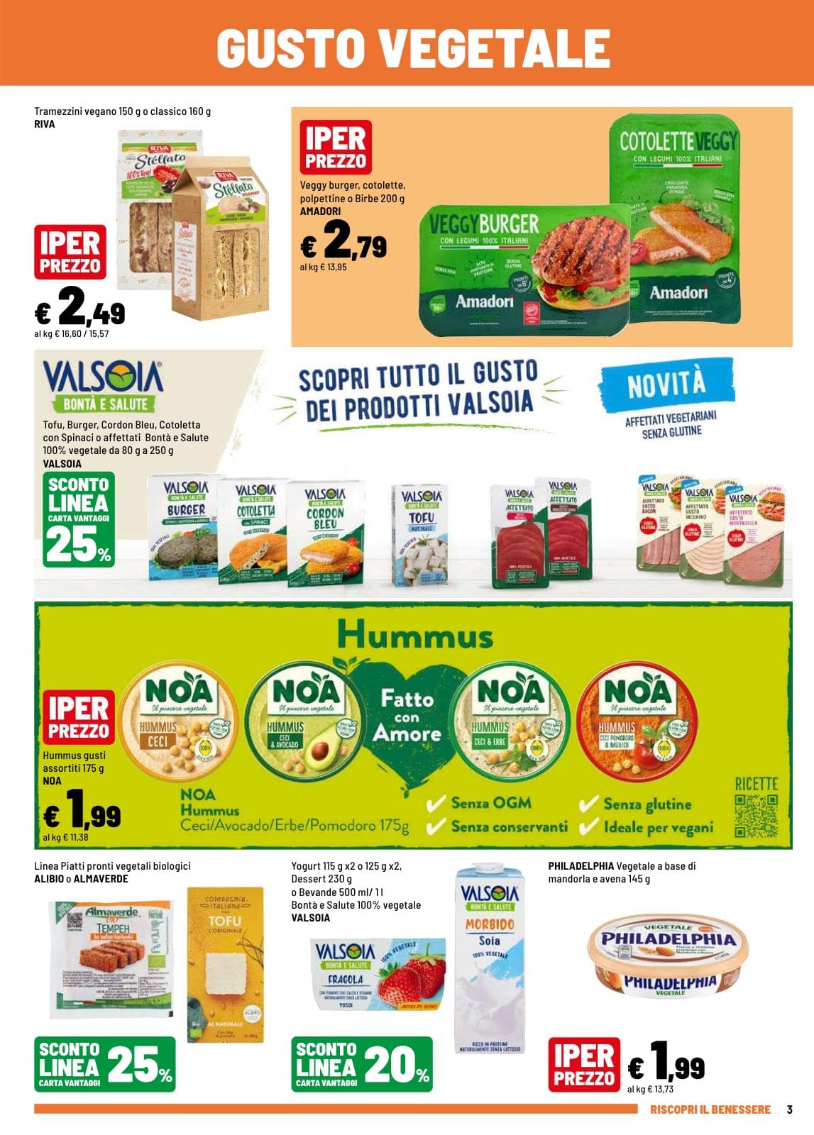 Pagina 3. del volantino Iper La grande i - RISCOPRI IL BENESSERE