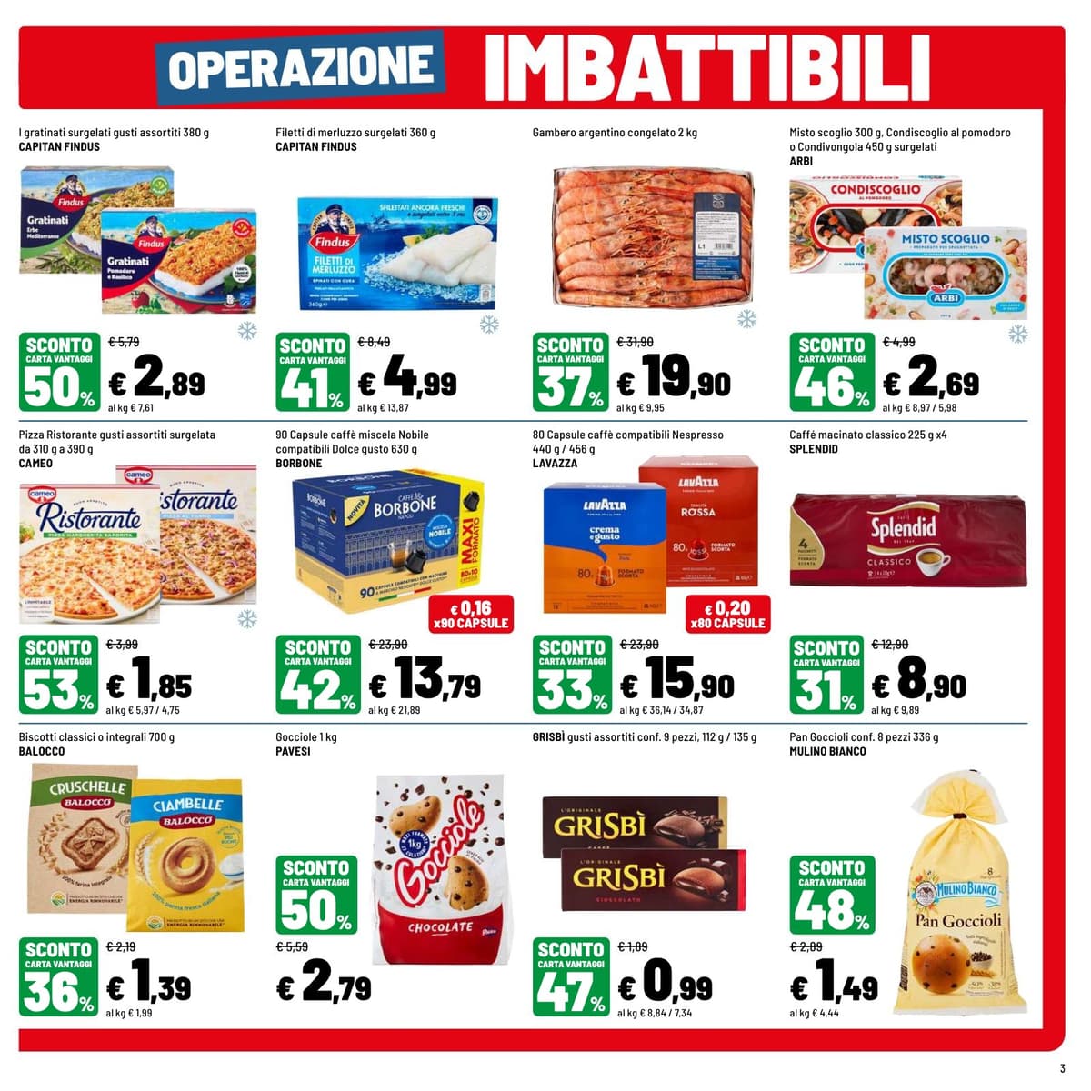 Pagina 3. del volantino Iper La grande i - OPERAZIONE IMBATTIBILI