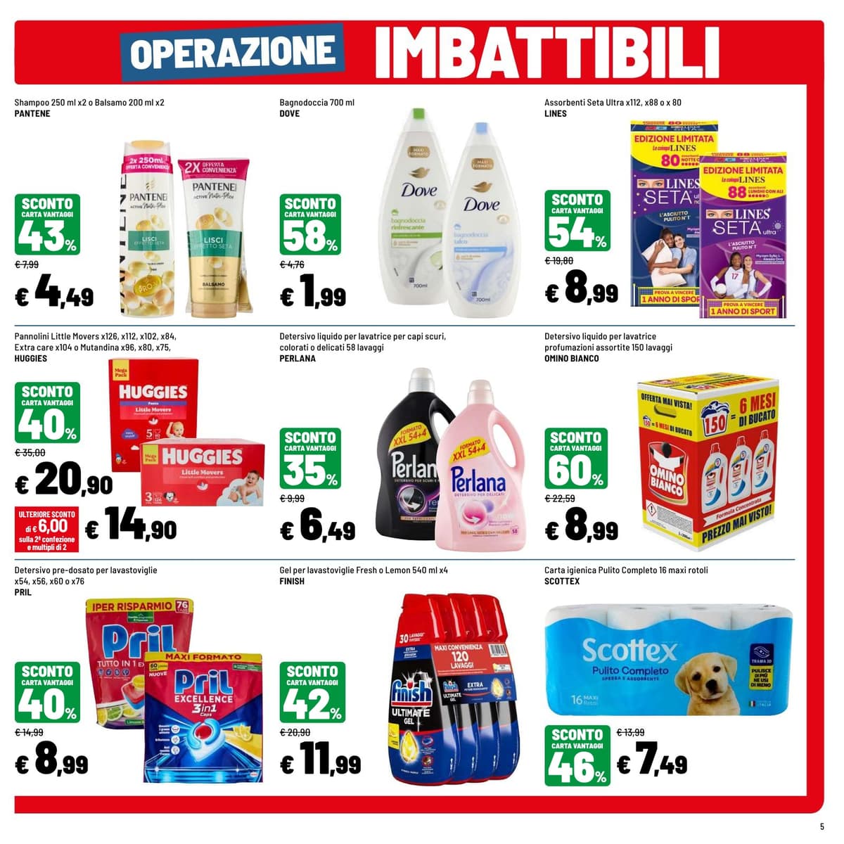 Pagina 5. del volantino Iper La grande i - OPERAZIONE IMBATTIBILI
