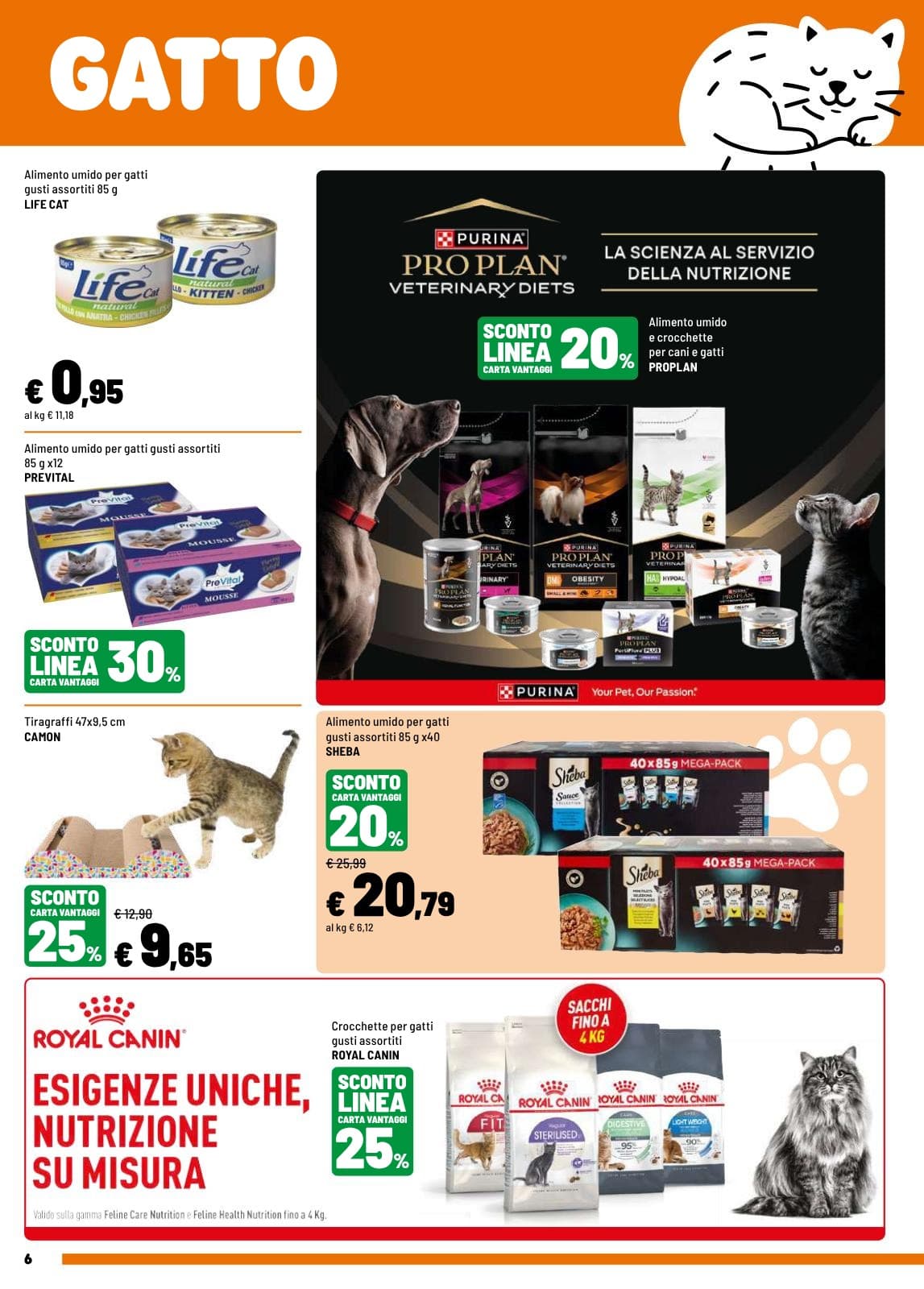 Pagina 6. del volantino Iper La grande i - SPECIALE PET FOOD
