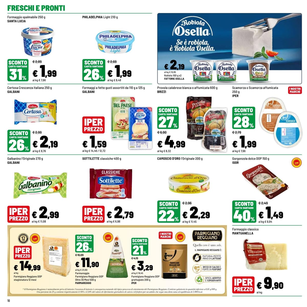 Pagina 10. del volantino Iper La grande i - OFFERTE IMPERDIBILI