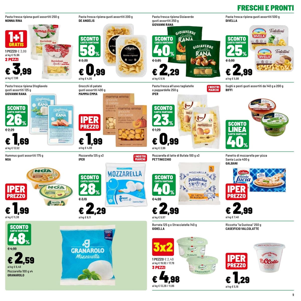 Pagina 9. del volantino Iper La grande i - OFFERTE IMPERDIBILI