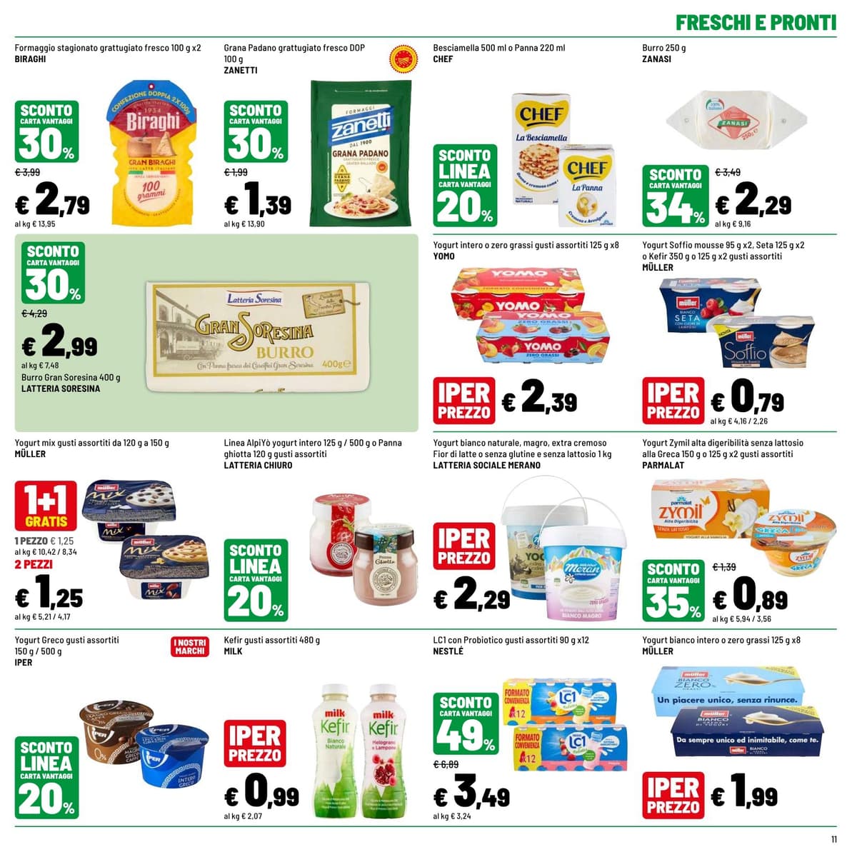 Pagina 11. del volantino Iper La grande i - OFFERTE IMPERDIBILI