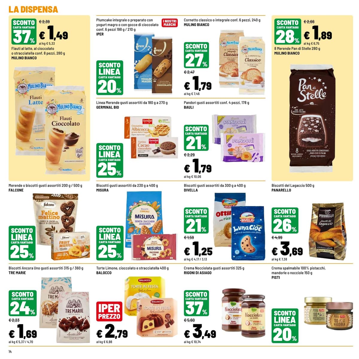 Pagina 14. del volantino Iper La grande i - OFFERTE IMPERDIBILI