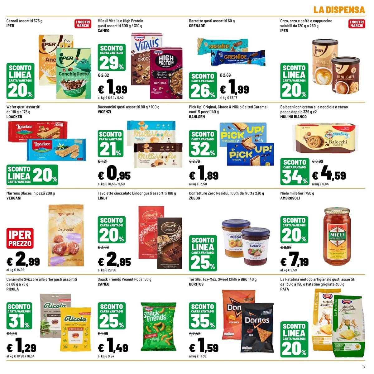 Pagina 15. del volantino Iper La grande i - OFFERTE IMPERDIBILI