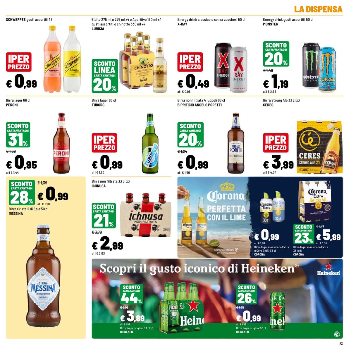 Pagina 23. del volantino Iper La grande i - OFFERTE IMPERDIBILI