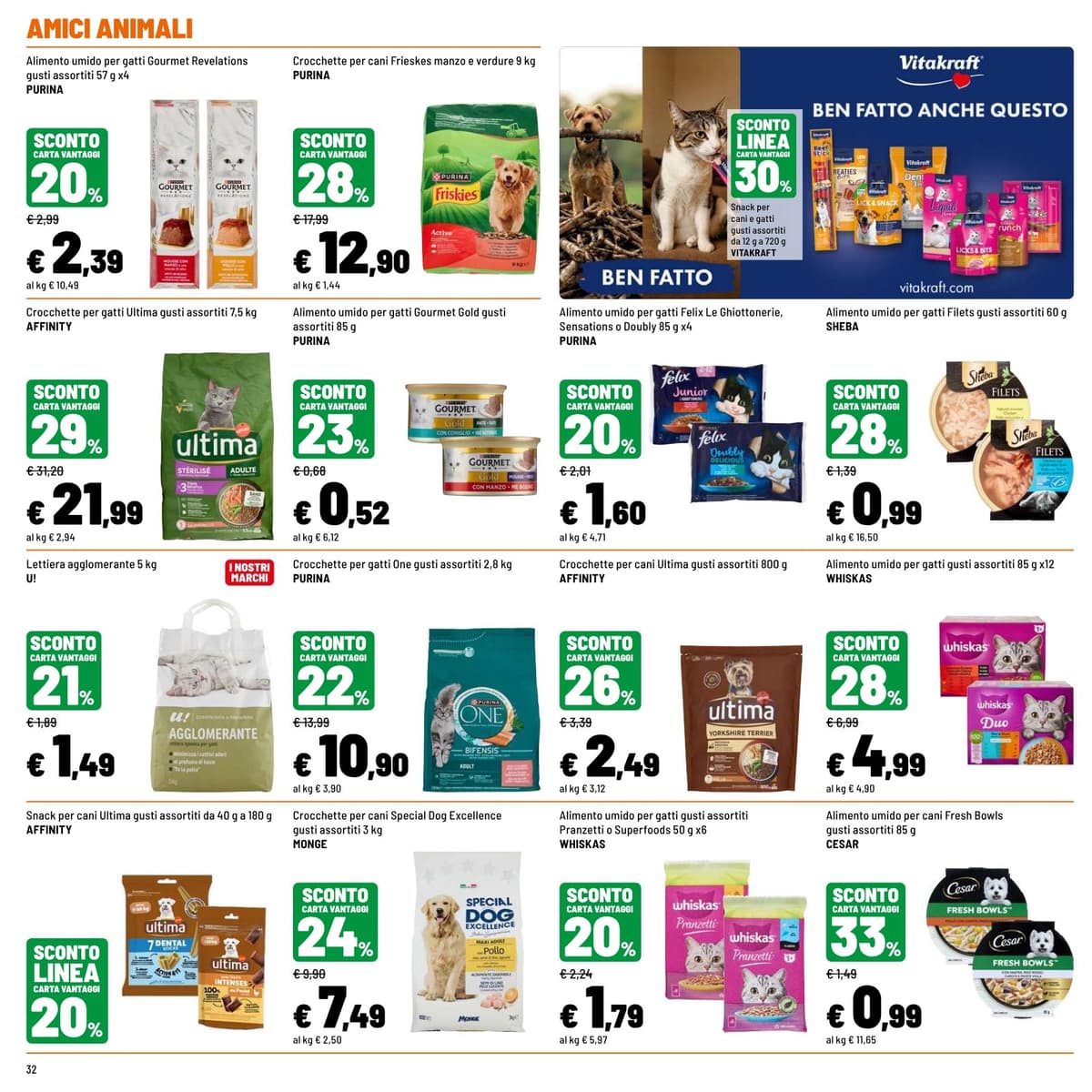Pagina 32. del volantino Iper La grande i - OFFERTE IMPERDIBILI
