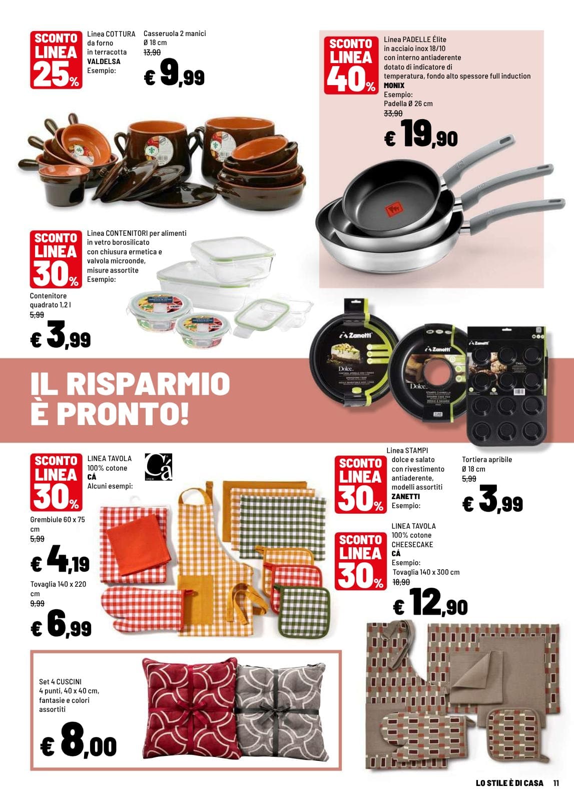 Pagina 11. del volantino Iper La grande i - LO STILE È DI CASA