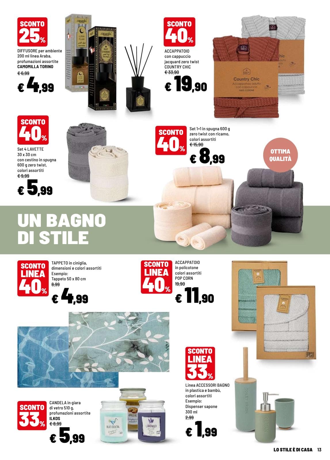 Pagina 13. del volantino Iper La grande i - LO STILE È DI CASA
