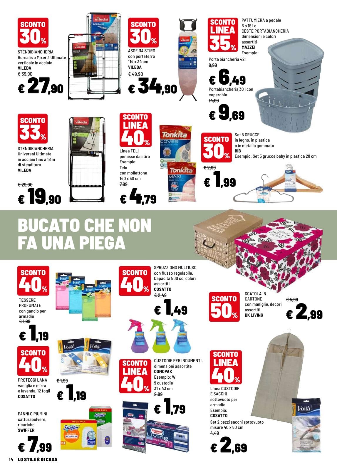 Pagina 14. del volantino Iper La grande i - LO STILE È DI CASA
