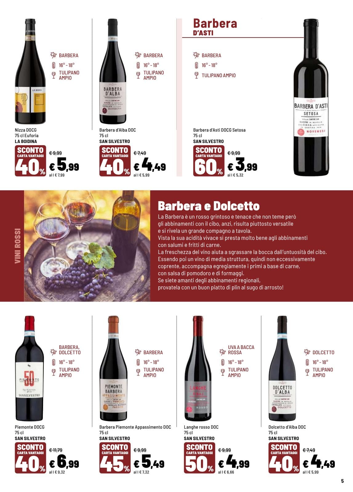 Pagina 5. del volantino Iper La grande i - IL TEMPO DEL VINO