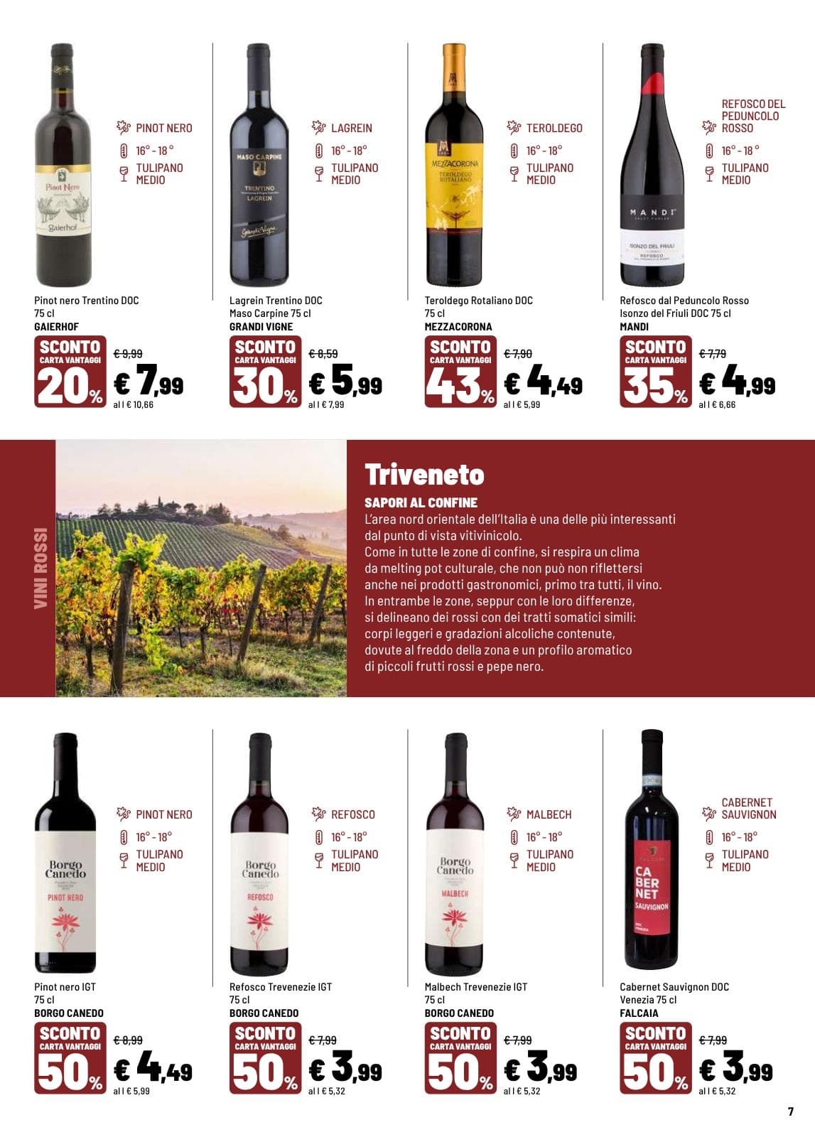 Pagina 7. del volantino Iper La grande i - IL TEMPO DEL VINO