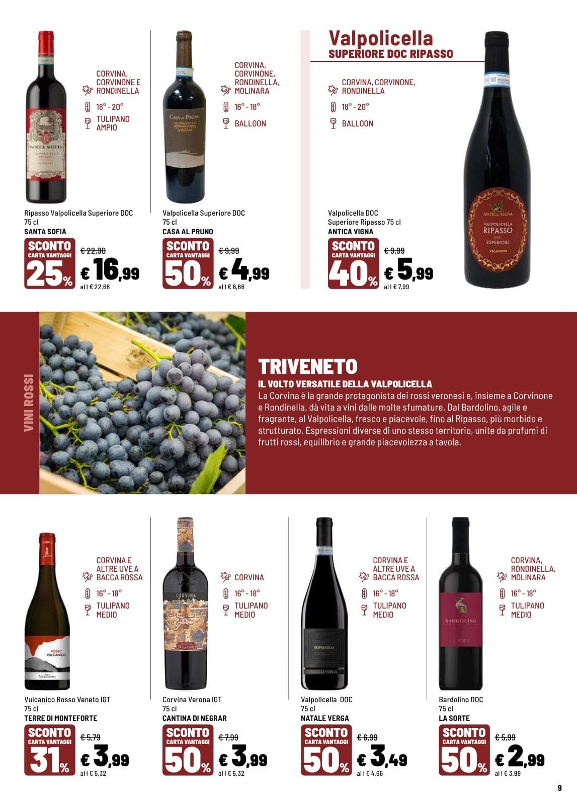 Pagina 9. del volantino Iper La grande i - IL TEMPO DEL VINO