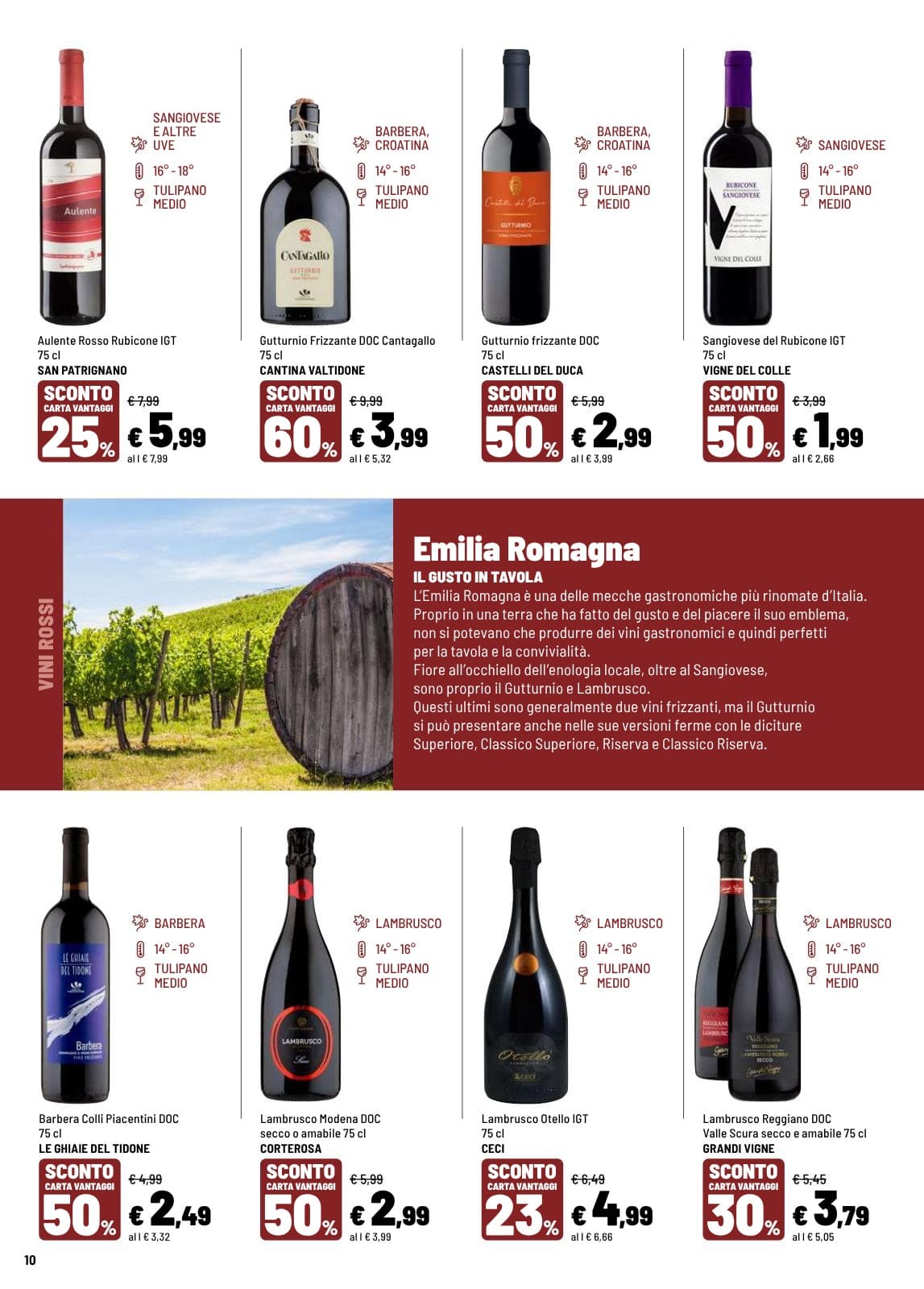 Pagina 10. del volantino Iper La grande i - IL TEMPO DEL VINO