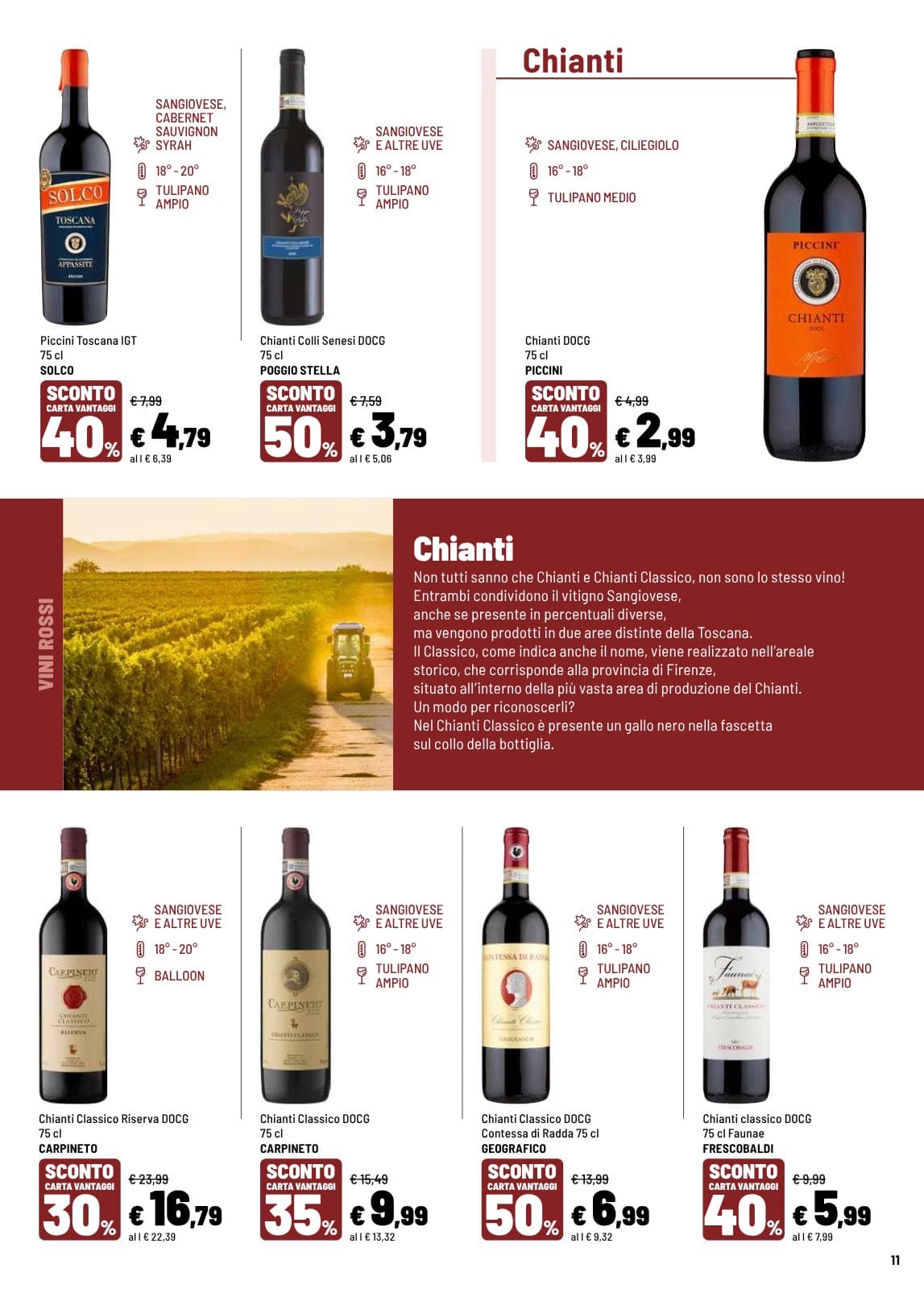 Pagina 11. del volantino Iper La grande i - IL TEMPO DEL VINO