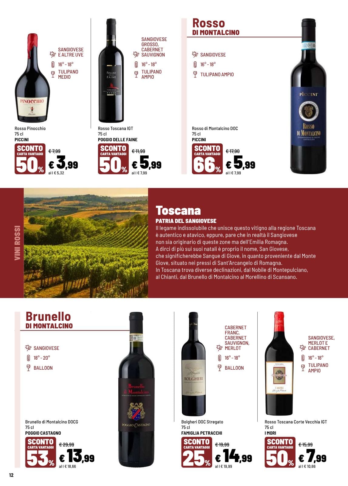 Pagina 12. del volantino Iper La grande i - IL TEMPO DEL VINO