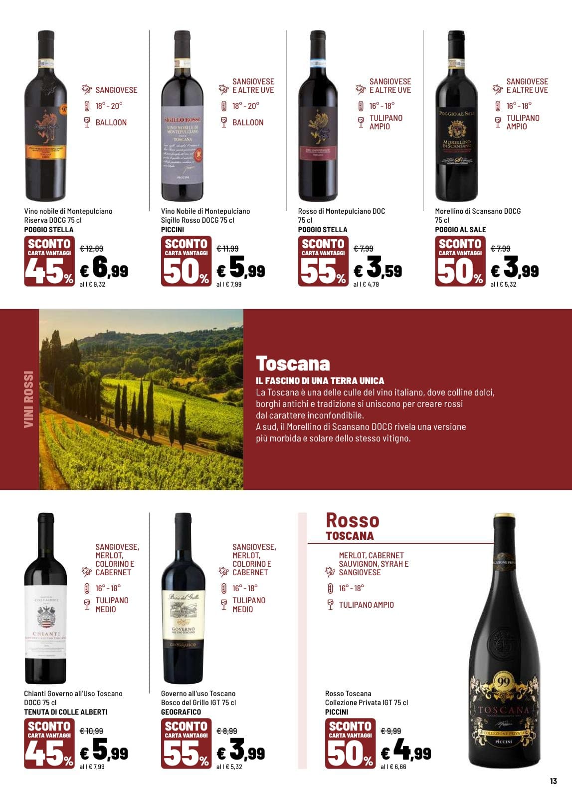 Pagina 13. del volantino Iper La grande i - IL TEMPO DEL VINO