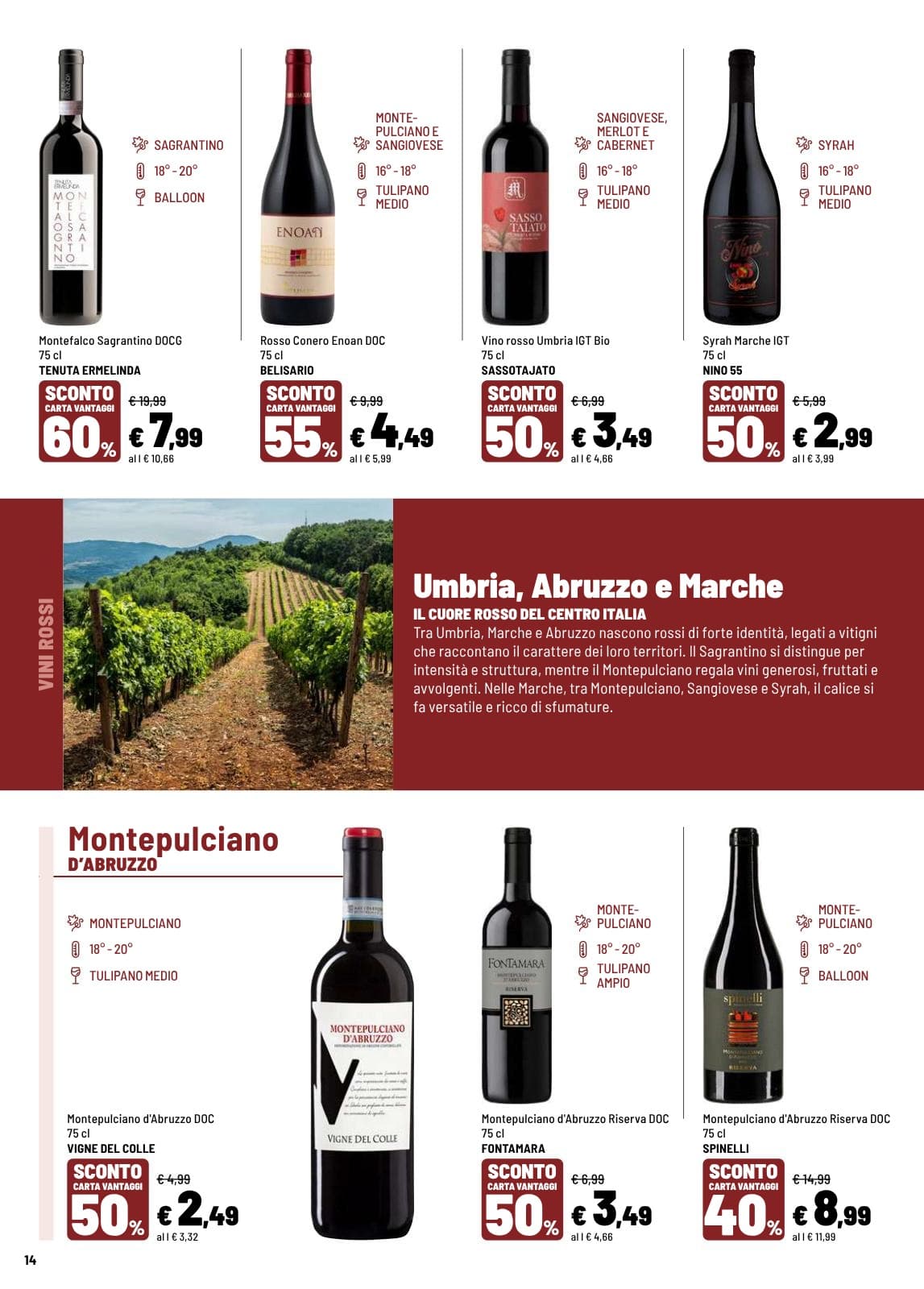 Pagina 14. del volantino Iper La grande i - IL TEMPO DEL VINO