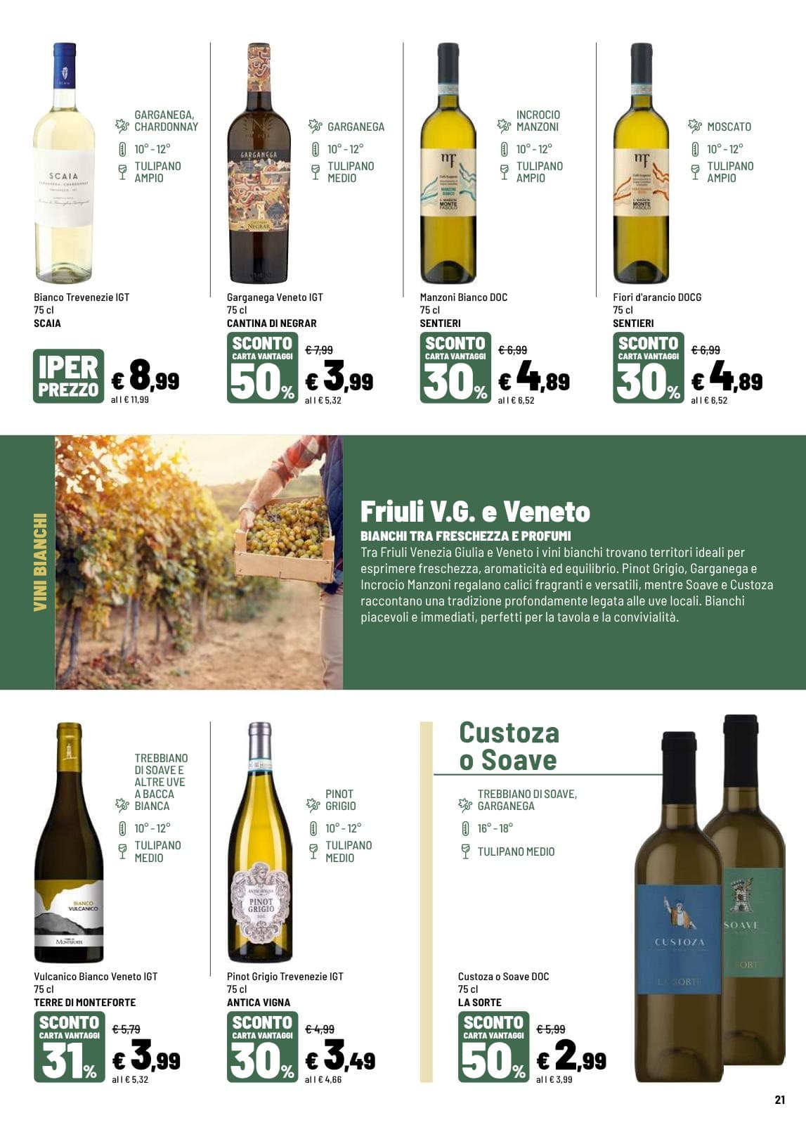 Pagina 21. del volantino Iper La grande i - IL TEMPO DEL VINO