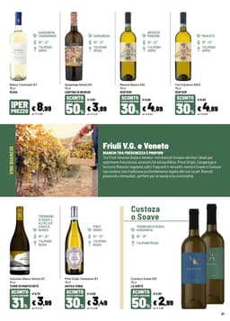 Pagina 21 del volantino Iper La grande i IL TEMPO DEL VINO