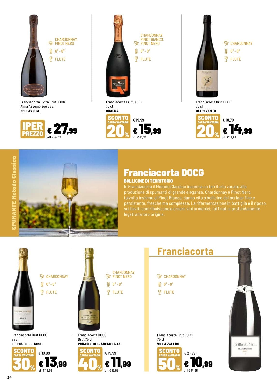 Pagina 34. del volantino Iper La grande i - IL TEMPO DEL VINO