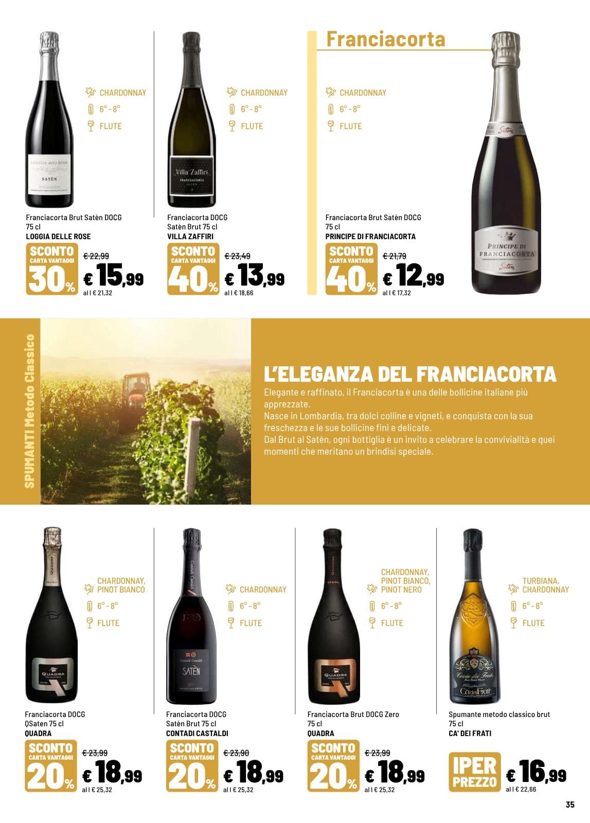 Pagina 35. del volantino Iper La grande i - IL TEMPO DEL VINO