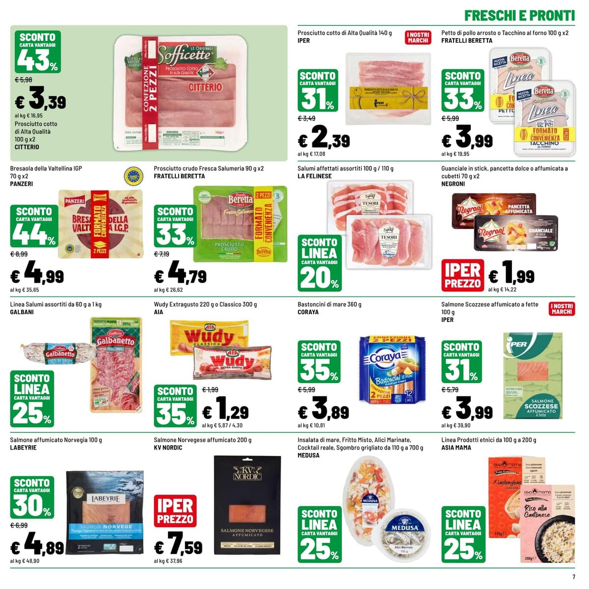 Pagina 9. del volantino Iper La grande i - SCONTI STRAORDINARI