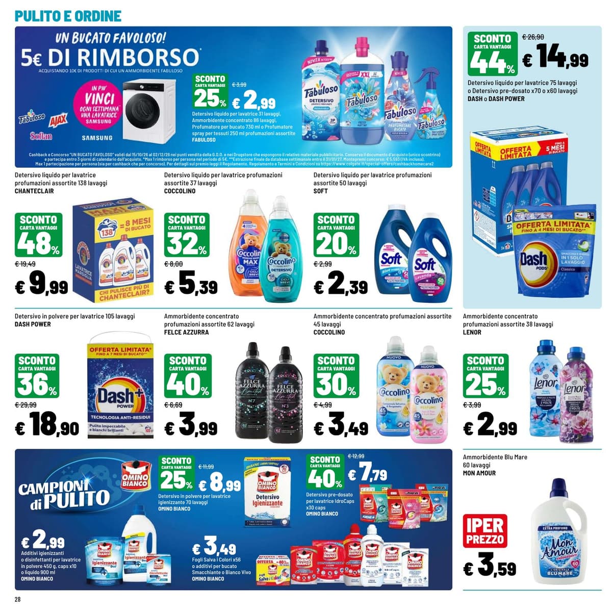 Pagina 32. del volantino Iper La grande i - SCONTI STRAORDINARI