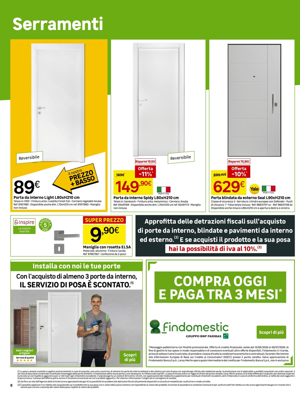 Pagina 8. del volantino Leroy Merlin - 30 anni insieme dal 23/06/2026