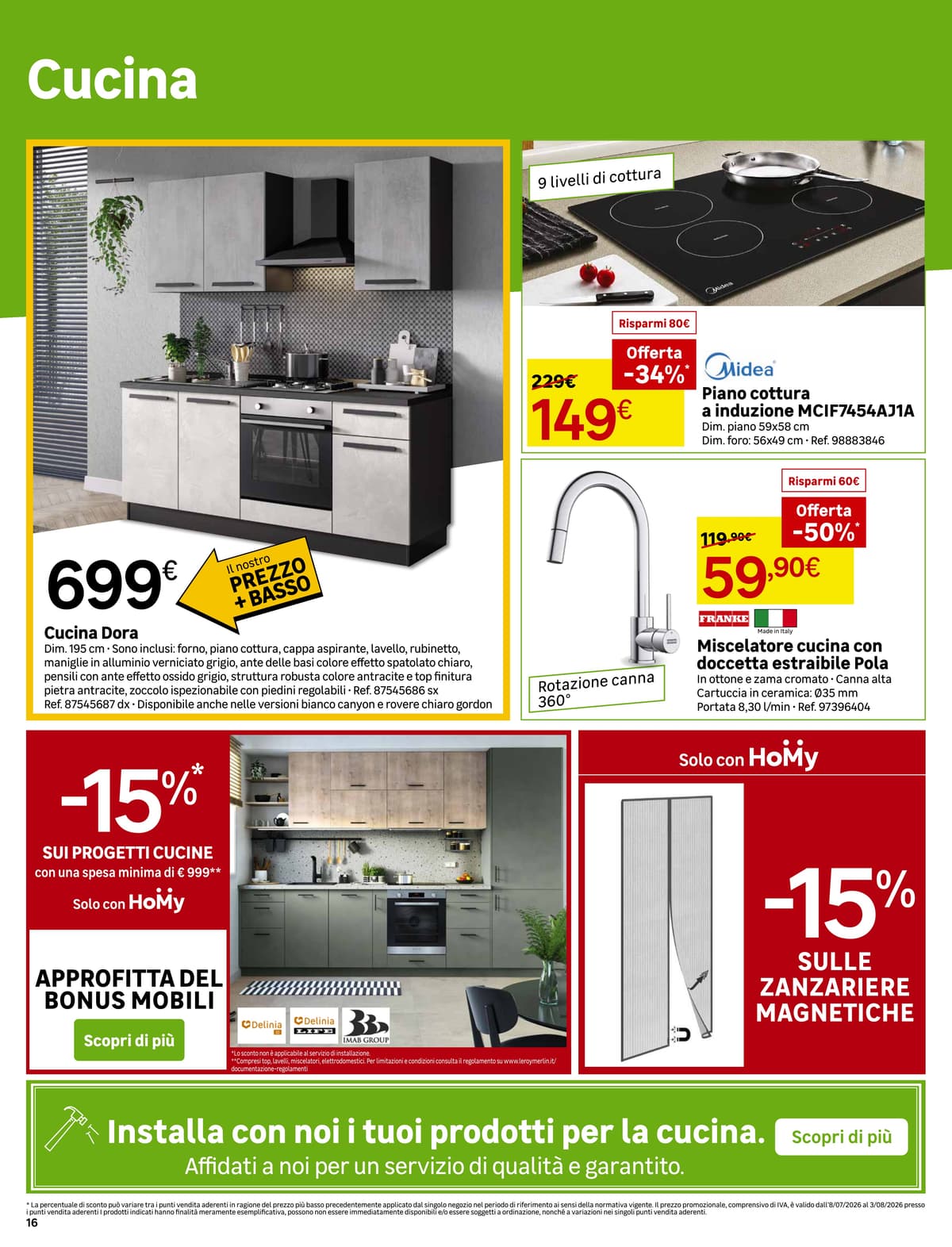 Pagina 16. del volantino Leroy Merlin - Offerte di Luglio dal 14/07/2026