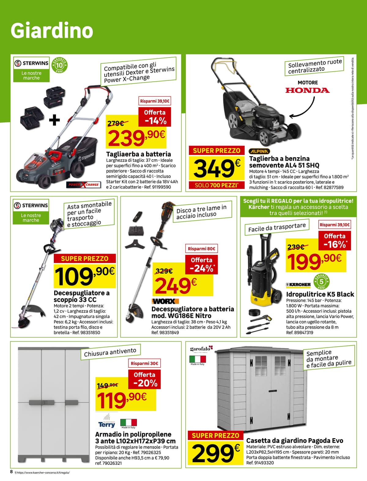 Pagina 8. del volantino Leroy Merlin - Offerte di Luglio dal 14/07/2026