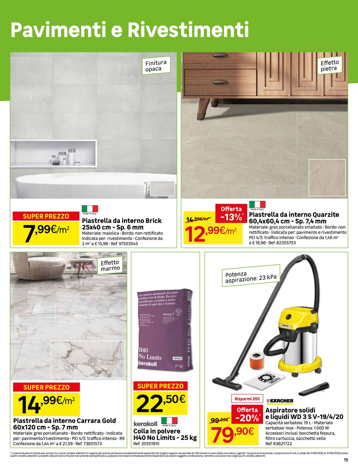 Pagina 15. del volantino Leroy Merlin - Rinnovare la casa