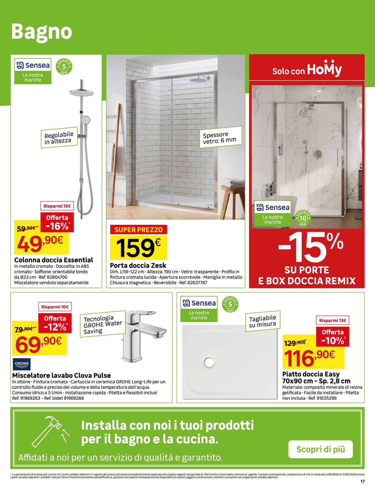 Pagina 17. del volantino Leroy Merlin - Rinnovare la casa dal 23/08/2026