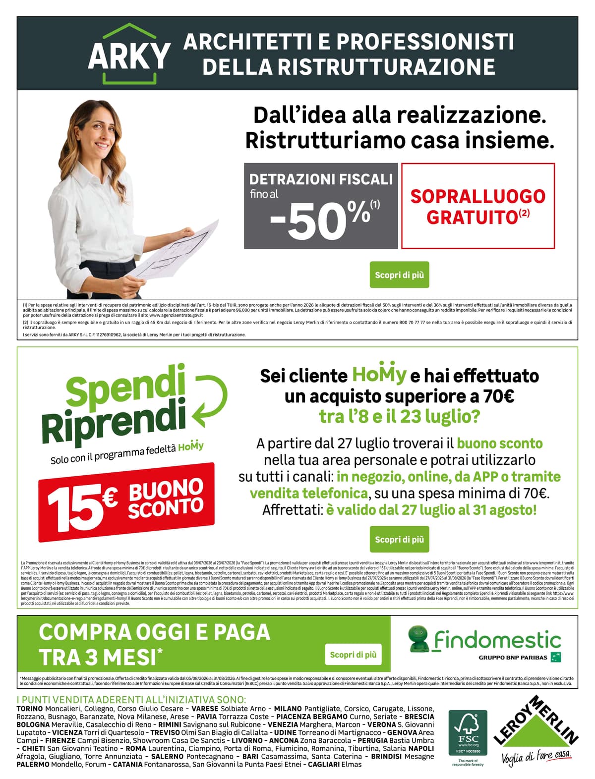 Pagina 22. del volantino Leroy Merlin - Rinnovare la casa dal 23/08/2026