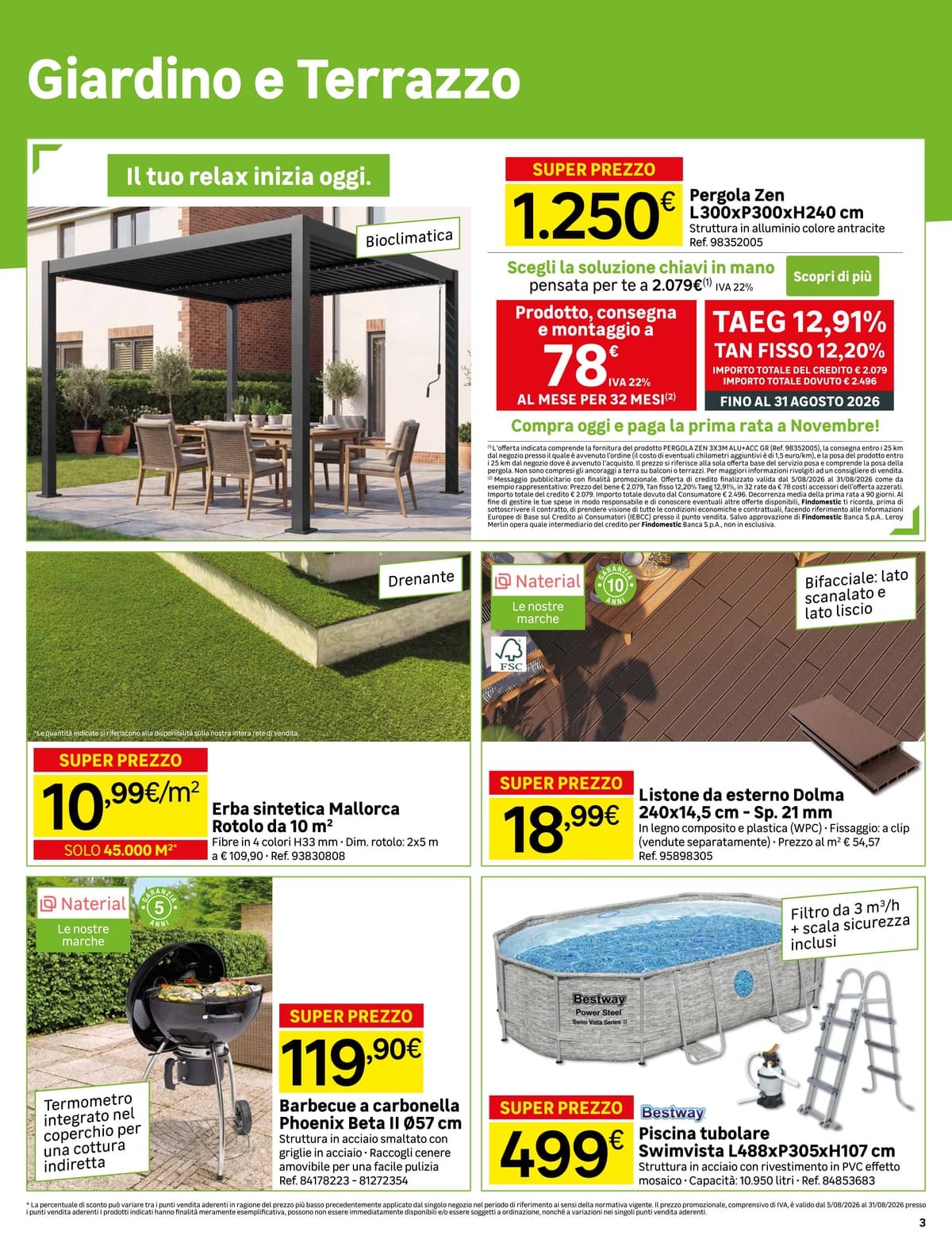 Pagina 3. del volantino Leroy Merlin - Rinnovare la casa dal 23/08/2026