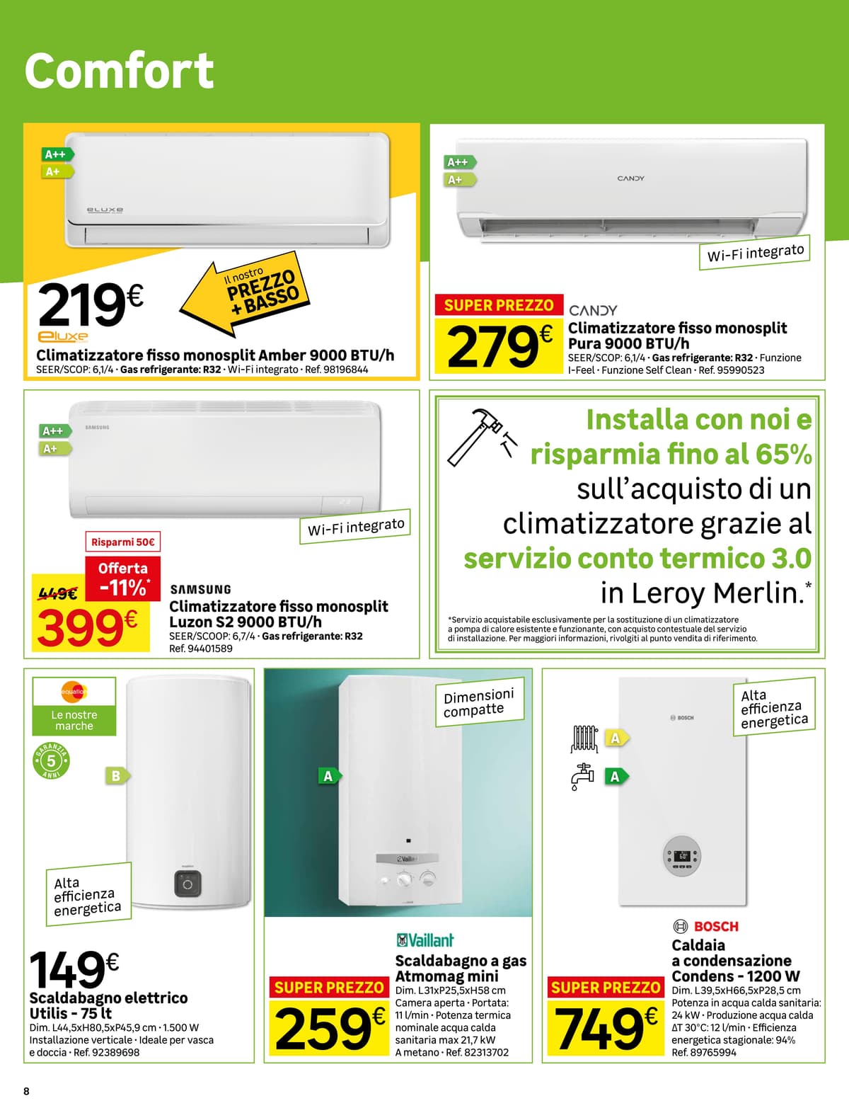 Pagina 8. del volantino Leroy Merlin - Rinnovare la casa dal 23/08/2026