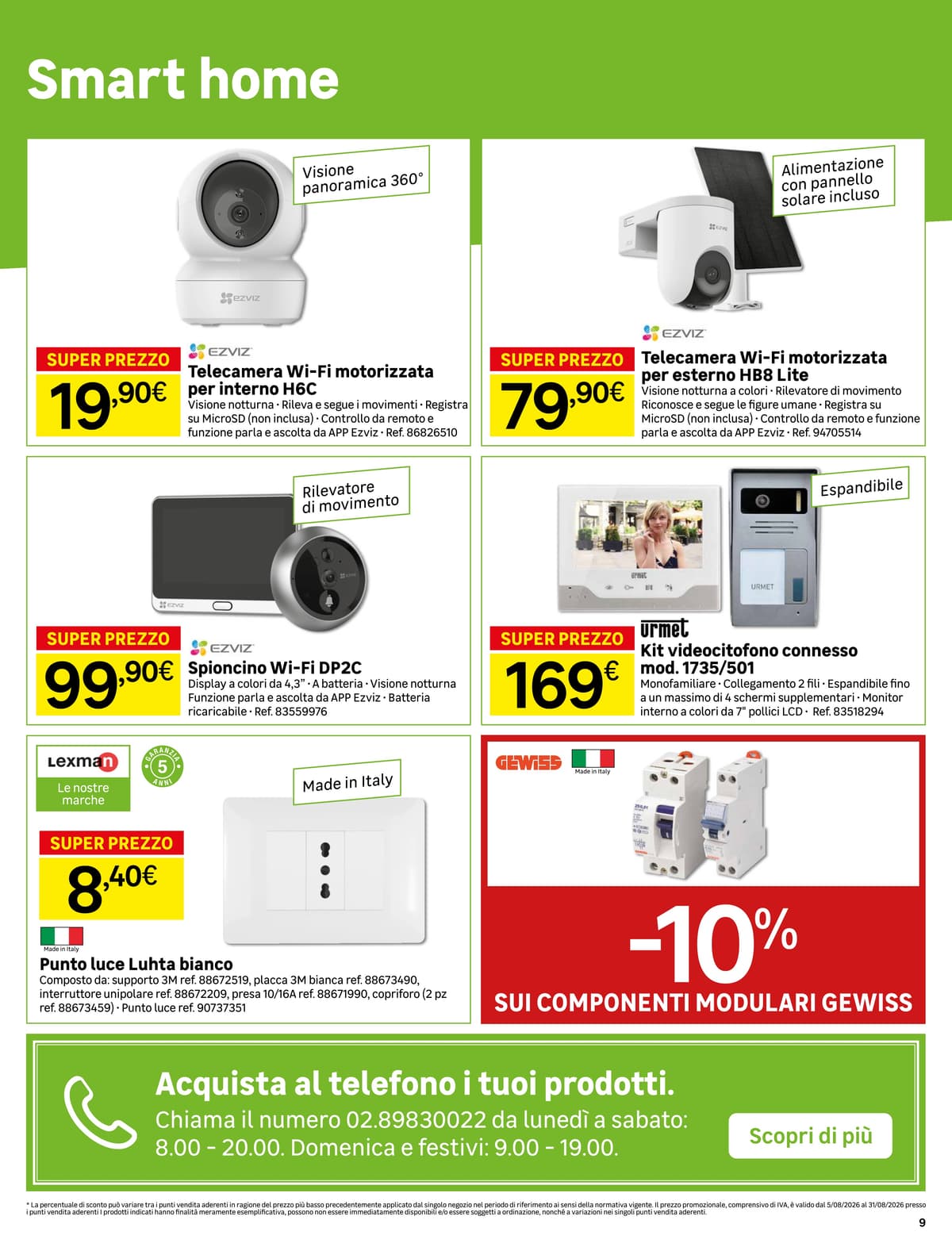 Pagina 9. del volantino Leroy Merlin - Rinnovare la casa dal 23/08/2026